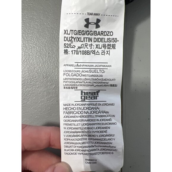 Under Armour Threadborne Microthread Sleeveless Tank Top Womens XL Black Sporty - Picture 7 of 7